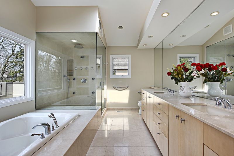 Elegant Shower with Clear Glass