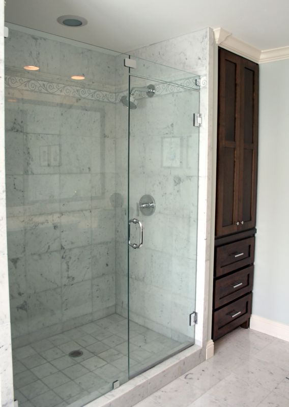 Minimalist Walk-In Shower