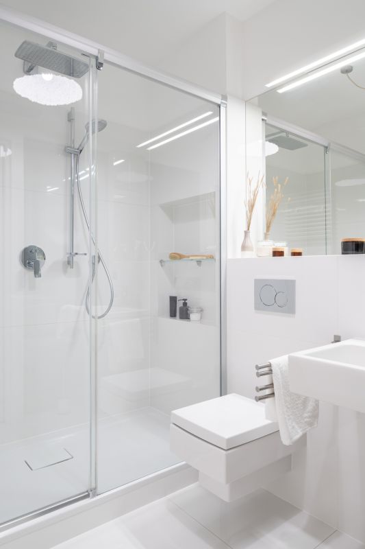 Contemporary Shower with Rainfall Head