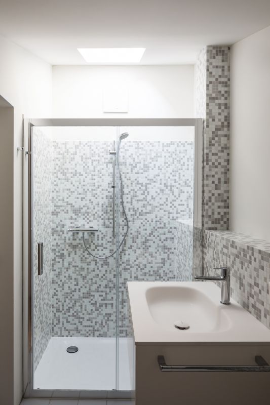 Shower with Custom Tile Work